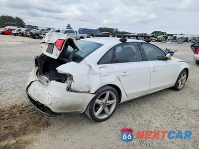 Trzecie zdjęcie samochodu z tyłu: 2011 AUDI A4 PREMIUM PLUS VIN:WAUFFAFL8BN029703 - miniatura