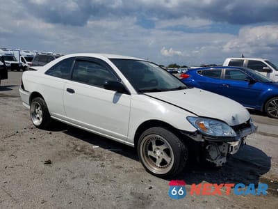 Czwarte zdjęcie samochodu z boku: 2004 HONDA CIVIC DX VP VIN:1HGEM22184L061212 - miniatura