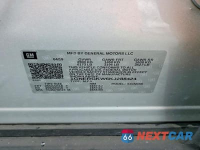 Zdjęcie 14 z 14 samochodu: 2019 CHEVROLET TRAVERSE LT VIN:1GNERGKW6KJ288424 - miniatura