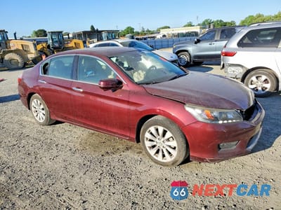 Czwarte zdjęcie samochodu z boku: 2014 HONDA ACCORD EXL VIN:1HGCR3F80EA014078 - miniatura