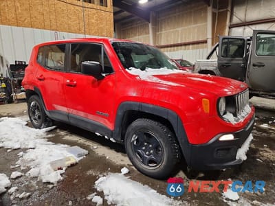 Czwarte zdjęcie samochodu z boku: 2017 JEEP RENEGADE SPORT VIN:ZACCJAAB3HPE51090 - miniatura