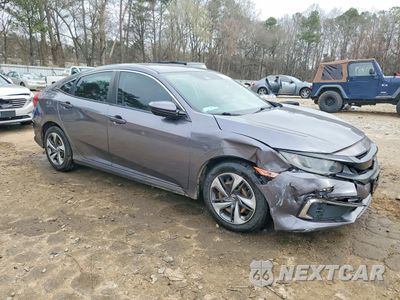 Czwarte zdjęcie samochodu z boku: 2019 HONDA CIVIC LX VIN:19XFC2F65KE041937 - miniatura