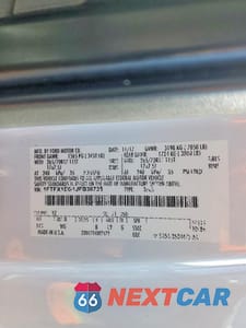 Zdjęcie 13 z 13 samochodu: 2018 FORD F150 SUPER CAB VIN:1FTFX1EG1JFB36735 - miniatura