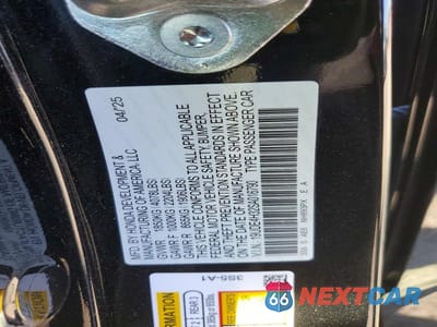 Zdjęcie 13 z 13 samochodu: 2025 ACURA INTEGRA A-SPEC VIN:19UDE4H32SA016790 - miniatura