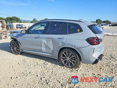 Drugie zdjęcie samochodu z przodu: 2022 BMW X3 XDRIVE30I VIN:WBX57DP05NN186985 - miniatura