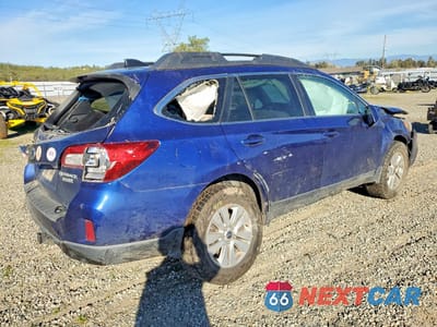 Trzecie zdjęcie samochodu z tyłu: 2016 SUBARU OUTBACK 2.5I PREMIUM VIN:4S4BSAFC1G3312391 - miniatura