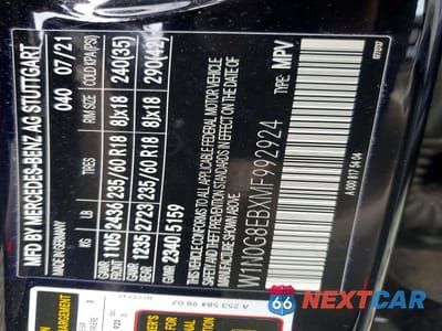 Zdjęcie 12 z 12 samochodu: 2021 MERCEDES-BENZ GLC 300 4MATIC VIN:W1N0G8EBXMF992924 - miniatura