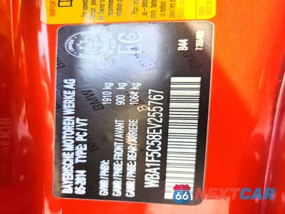 Zdjęcie 12 z 12 samochodu: 2014 BMW 228 I VIN:WBA1F5C58EV255767 - miniatura