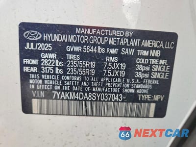Zdjęcie 14 z 14 samochodu: 2025 HYUNDAI IONIQ 5 SE VIN:7YAKM4DA8SY037043 - miniatura