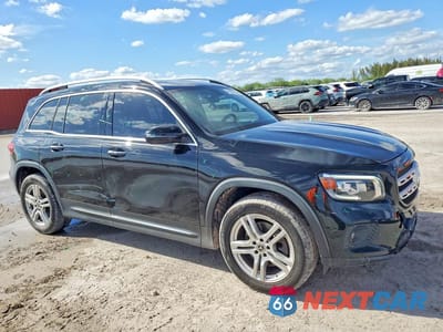 Czwarte zdjęcie samochodu z boku: 2021 MERCEDES-BENZ GLB 250 VIN:W1N4M4GB1MW084264 - miniatura