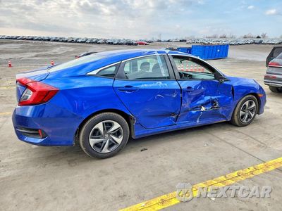 Trzecie zdjęcie samochodu z tyłu: 2019 HONDA CIVIC VIN:2HGFC2F6XKH606527 - miniatura