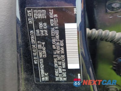 Zdjęcie 13 z 13 samochodu: 2016 VOLVO S60 PREMIER VIN:YV126MFK1G2411536 - miniatura