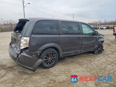 Trzecie zdjęcie samochodu z tyłu: 2017 DODGE GRAND CARAVAN SE VIN:2C4RDGBG9HR636643 - miniatura