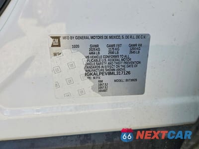 Zdjęcie 13 z 13 samochodu: 2021 GMC TERRAIN SLT VIN:3GKALPEV8ML317126 - miniatura