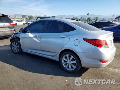 Drugie zdjęcie samochodu z przodu: 2014 HYUNDAI ACCENT GLS VIN:KMHCU4AEXEU747135 - miniatura
