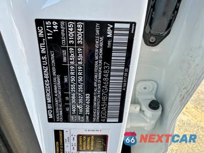 Zdjęcie 10 z 10 samochodu: 2016 MERCEDES-BENZ GLE 350 4MATIC VIN:4JGDA5HB7GA684837 - miniatura