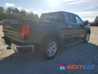 Trzecie zdjęcie samochodu z tyłu: 2021 GMC SIERRA K1500 SLT VIN:3GTU9DED5MG357329 - miniatura
