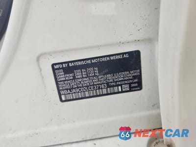 Zdjęcie 12 z 12 samochodu: 2020 BMW 530E VIN:WBAJA9C02LCE37163 - miniatura