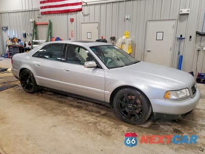 Czwarte zdjęcie samochodu z boku: 2001 AUDI S8 QUATTRO VIN:WAUGU54D61N009669 - miniatura