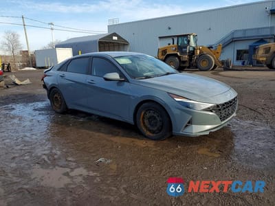 Czwarte zdjęcie samochodu z boku: 2021 HYUNDAI ELANTRA SEL VIN:KMHLM4AG7MU087636 - miniatura