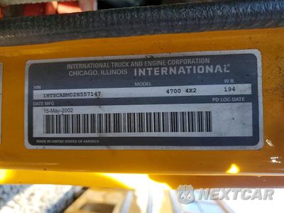 Zdjęcie 12 z 12 samochodu: 2002 INTERNATIONAL 4700 UTILITY / SERVICE TRUCK VIN:1HTSCABM02H557147 - miniatura