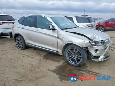 Czwarte zdjęcie samochodu z boku: 2017 BMW X3 XDRIVE28I VIN:5UXWX9C38H0W69675 - miniatura
