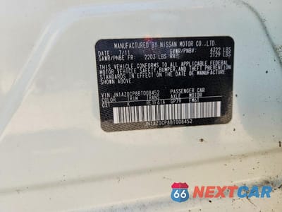 Zdjęcie 12 z 12 samochodu: 2011 NISSAN LEAF SV VIN:JN1AZ0CP8BT008452 - miniatura