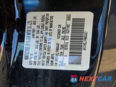 Zdjęcie 12 z 12 samochodu: 2015 INFINITI Q60 COUPE BASE VIN:JN1CV6EL1FM890467 - miniatura