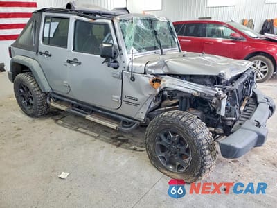 Czwarte zdjęcie samochodu z boku: 2017 JEEP WRANGLER UNLIMITED SPORT VIN:1C4BJWDG8HL570595 - miniatura