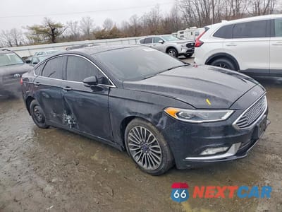 Czwarte zdjęcie samochodu z boku: 2018 FORD FUSION TITANIUM/PLATINUM VIN:3FA6P0D96JR233953 - miniatura