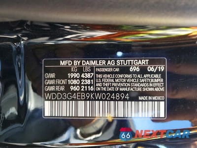 Zdjęcie 13 z 13 samochodu: 2019 MERCEDES-BENZ A 220 VIN:WDD3G4EB9KW024894 - miniatura