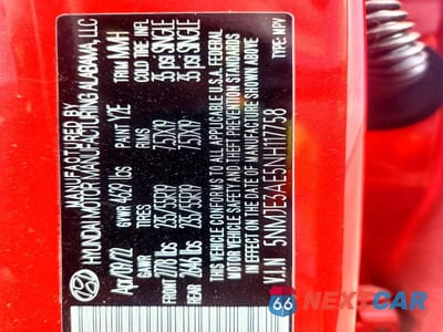 Zdjęcie 13 z 13 samochodu: 2022 HYUNDAI TUCSON LIMITED VIN:5NMJE3AE5NH117758 - miniatura