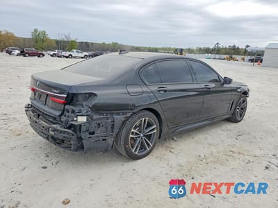 Trzecie zdjęcie samochodu z tyłu: 2021 BMW 740 XI VIN:WBA7T4C07MCF01450 - miniatura