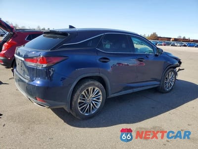 Trzecie zdjęcie samochodu z tyłu: 2022 LEXUS RX 350 BASE VIN:2T2JZMDA0NC336129 - miniatura