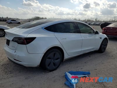 Trzecie zdjęcie samochodu z tyłu: 2019 TESLA MODEL 3 VIN:5YJ3E1EB8KF192318 - miniatura