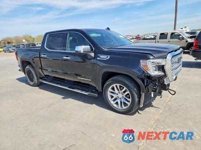Czwarte zdjęcie samochodu z boku: 2021 GMC SIERRA C1500 SLT VIN:3GTP8DED8MG336359 - miniatura