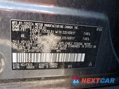 Zdjęcie 13 z 13 samochodu: 2023 TOYOTA RAV4 LE VIN:2T3H1RFVXPC242633 - miniatura