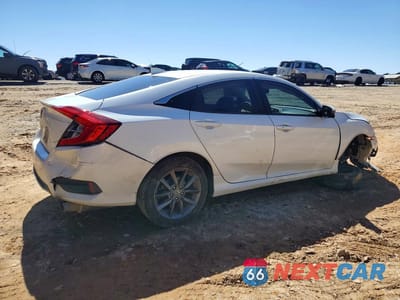 Trzecie zdjęcie samochodu z tyłu: 2019 HONDA CIVIC EXL VIN:19XFC1F74KE015672 - miniatura