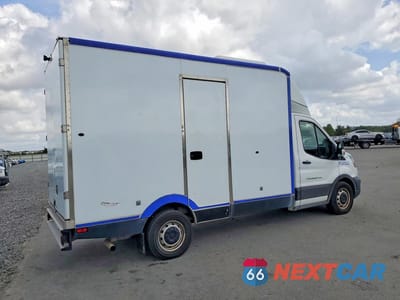 Trzecie zdjęcie samochodu z tyłu: 2021 FORD TRANSIT DELIVERY TRUCK VIN:1FDBW5Z85MKA84383 - miniatura
