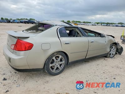 Trzecie zdjęcie samochodu z tyłu: 2003 INFINITI G35 BASE VIN:JNKCV51E73M303990 - miniatura