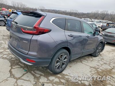 Trzecie zdjęcie samochodu z tyłu: 2022 HONDA CR-V EX VIN:7FARW2H52NE035394 - miniatura