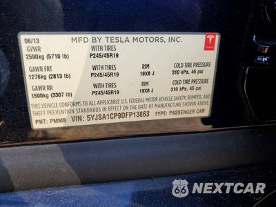 Zdjęcie 12 z 13 samochodu: 2013 TESLA MODEL S VIN:5YJSA1CP9DFP13863 - miniatura