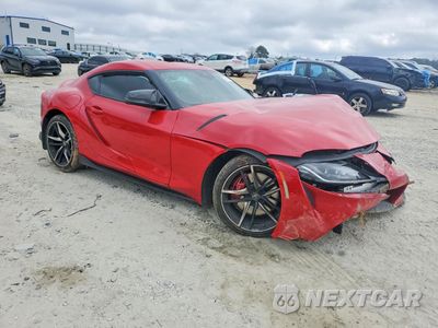 Czwarte zdjęcie samochodu z boku: 2021 TOYOTA GR SUPRA 3.0 PREMIUM VIN:WZ1DB0C07MW042158 - miniatura