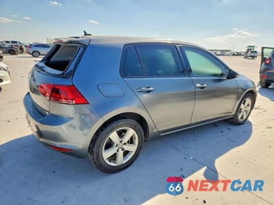Trzecie zdjęcie samochodu z tyłu: 2017 VOLKSWAGEN GOLF S VIN:3VW217AU7HM018940 - miniatura