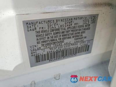 Zdjęcie 12 z 12 samochodu: 2021 NISSAN SENTRA SR VIN:3N1AB8DV3MY242590 - miniatura