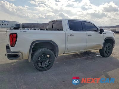 Trzecie zdjęcie samochodu z tyłu: 2020 GMC SIERRA K1500 SLT VIN:3GTU9DED8LG358666 - miniatura
