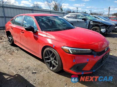 Czwarte zdjęcie samochodu z boku: 2024 HONDA CIVIC SPORT VIN:2HGFE2F50RH585585 - miniatura