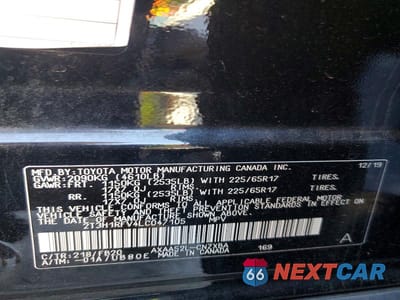 Zdjęcie 13 z 13 samochodu: 2020 TOYOTA RAV4 LE VIN:2T3H1RFV4LC047105 - miniatura
