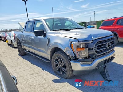 Czwarte zdjęcie samochodu z boku: 2021 FORD F150 SUPERCREW VIN:1FTEW1EP5MFC02089 - miniatura
