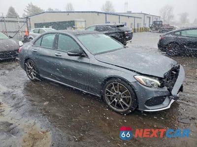Czwarte zdjęcie samochodu z boku: 2018 MERCEDES-BENZ C 43 4MATIC AMG VIN:55SWF6EB1JU268966 - miniatura